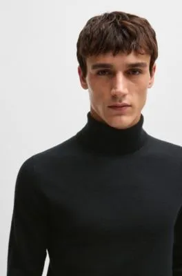 Rollneck sweater in cashmere