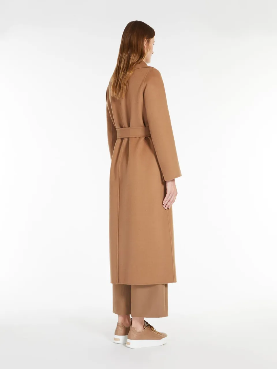 S MAX MARA Wool coat with belt -                         -                     -                