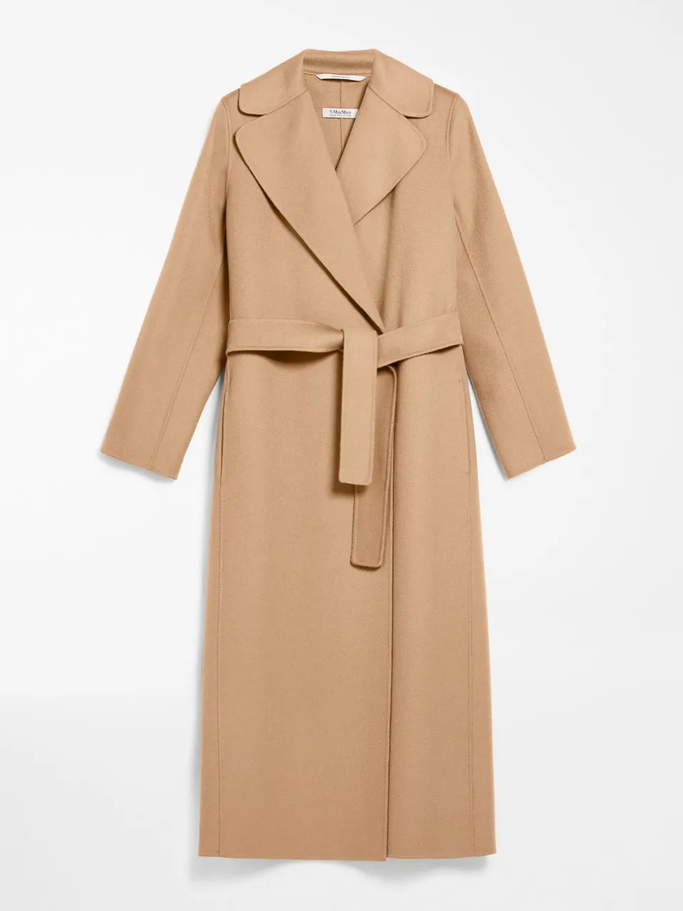 S MAX MARA Wool coat with belt -                         -                     -                