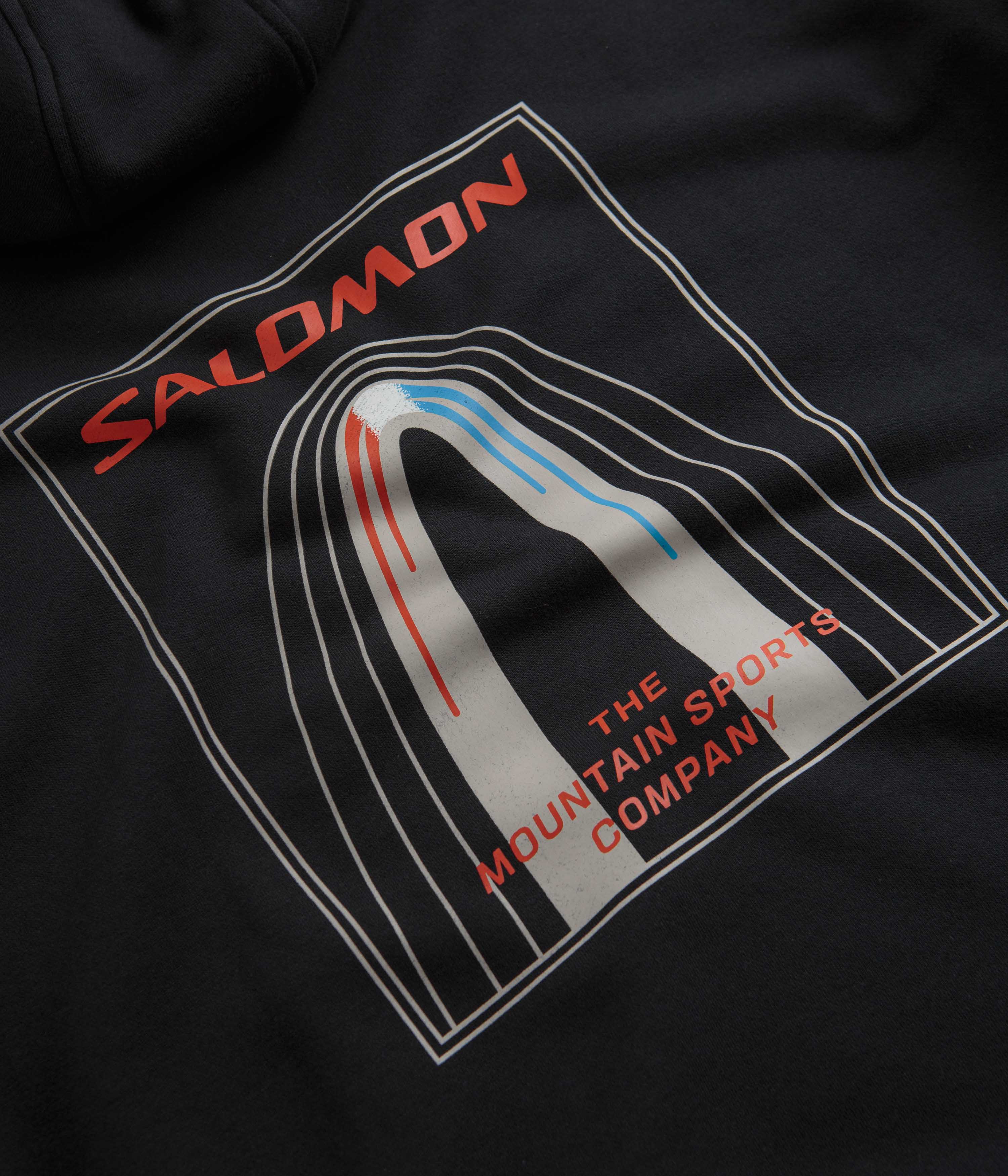 Salomon Bow Graphic Hoodie - Deep Black