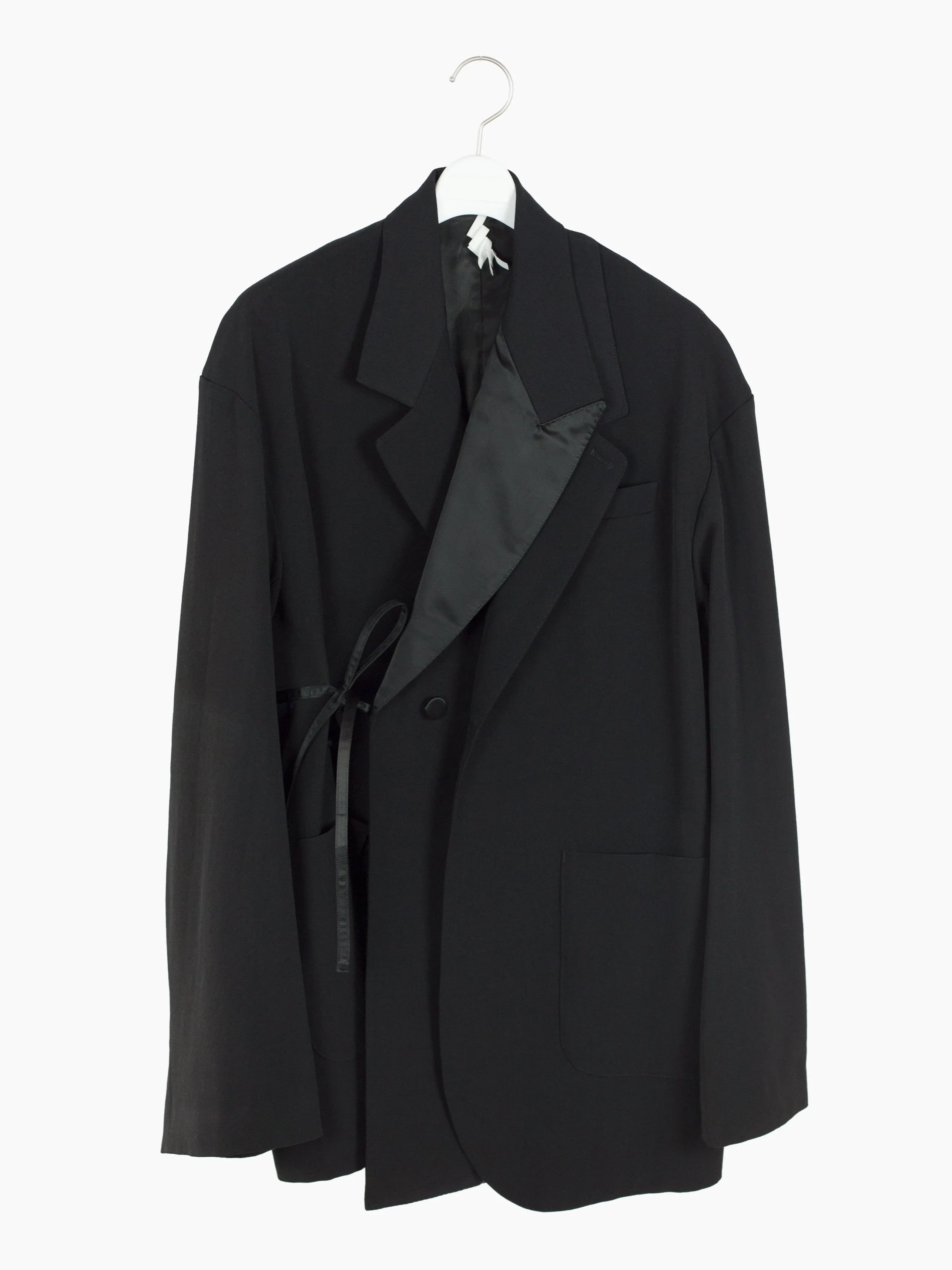 Soshiotsuki AW22 Oversized Double Layered Smoking Jacket