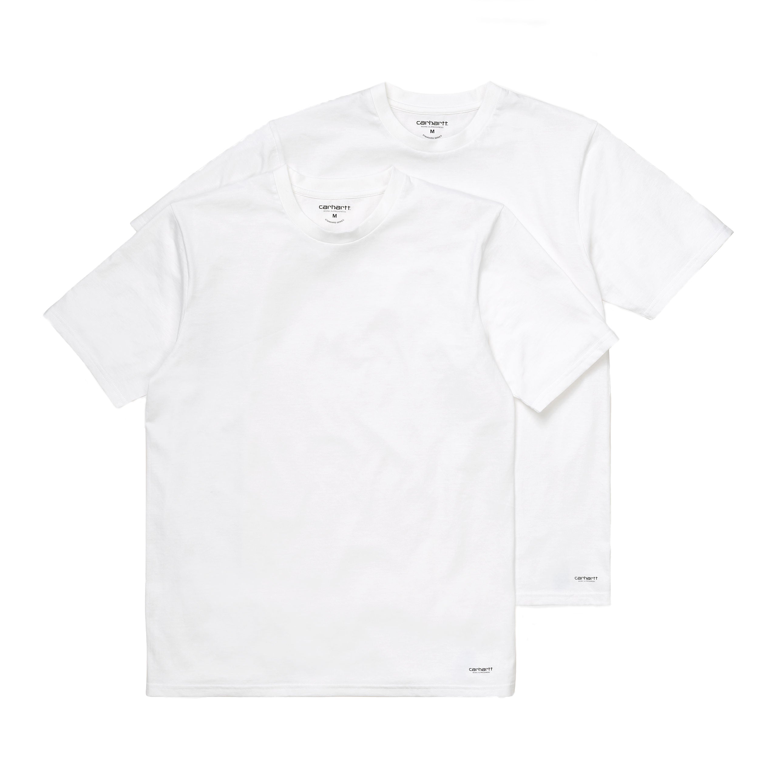 STANDARD CREW NECK T-SHIRT WHITE + WHITE