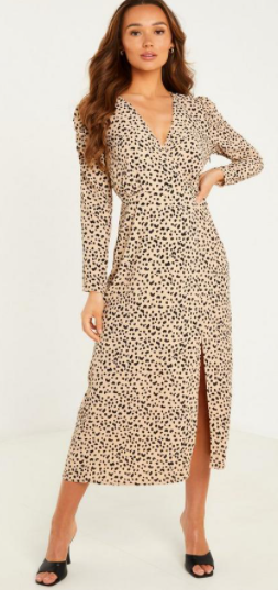 Stone Animal Midi Dress