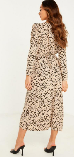 Stone Animal Midi Dress