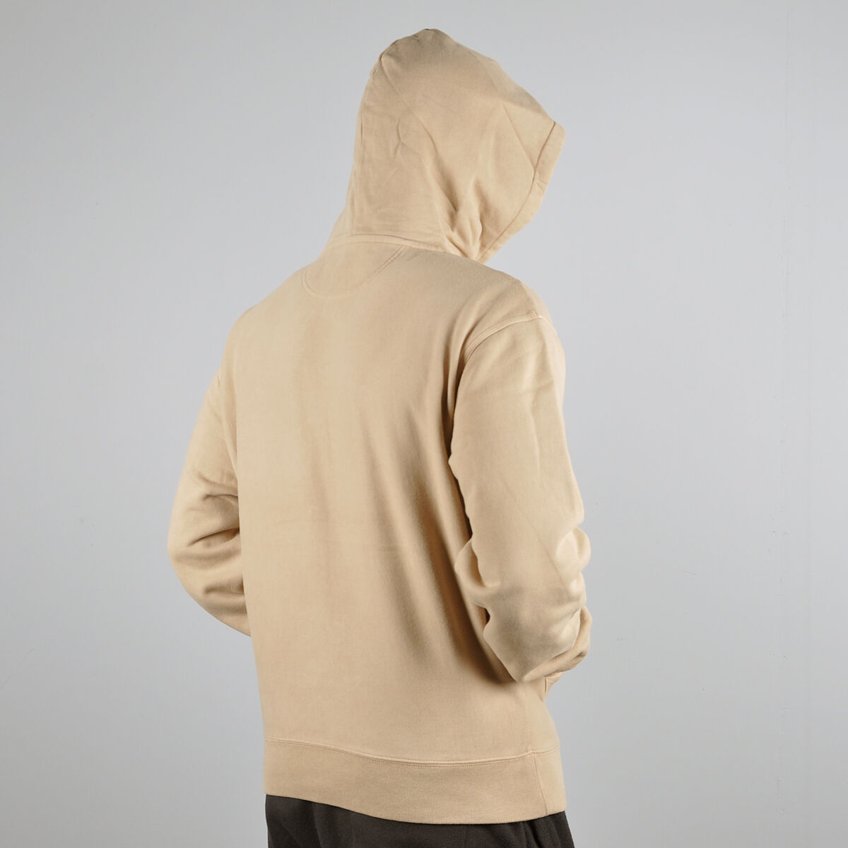 STUSSY Stock Logo Hoodie Beige