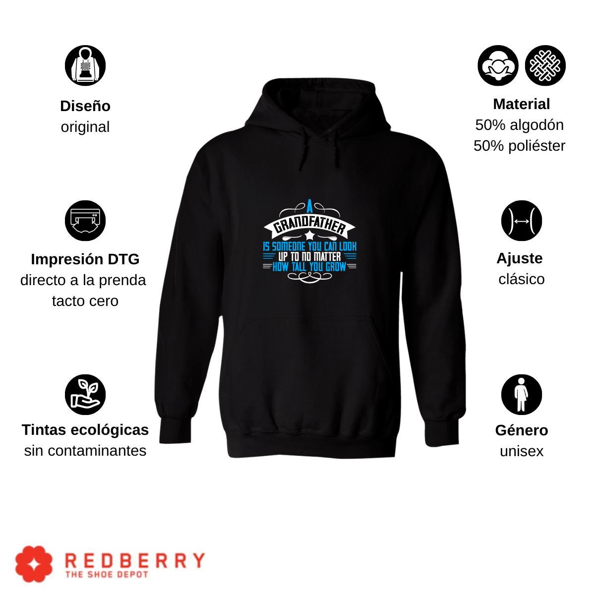 Sudadera Hombre  Hoodie Abuelo Papá Padre Hijo Hija 004