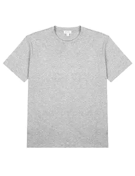 Sunspel Boy Fit T-Shirt Grey Melange