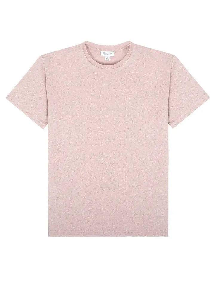 Sunspel Classic T-Shirt Shell Pink Melange