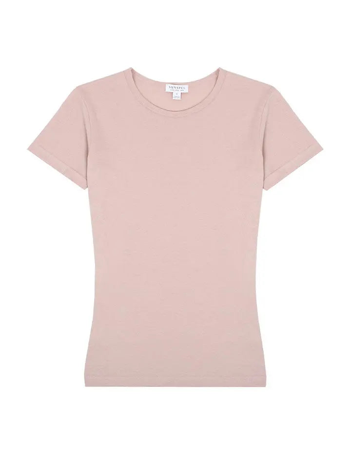 Sunspel Classic T-Shirt Shell Pink