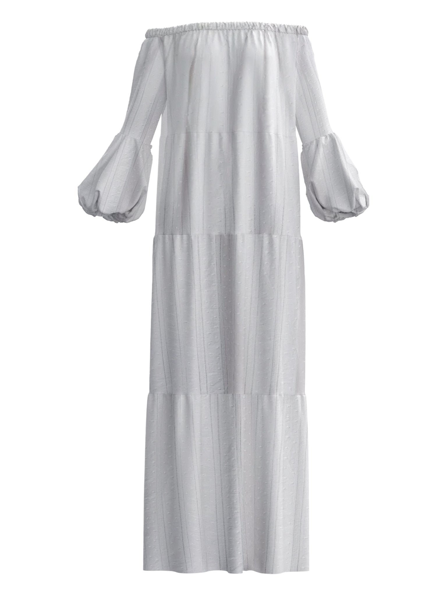 Sustainable Kudi Dress - Solid Blanc