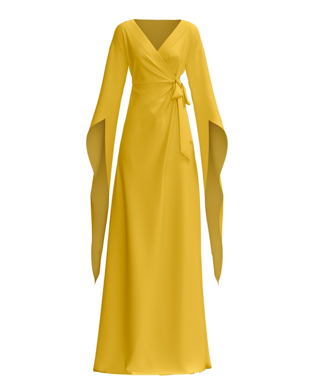 Sustainable Maya Dress - Solid Mustard