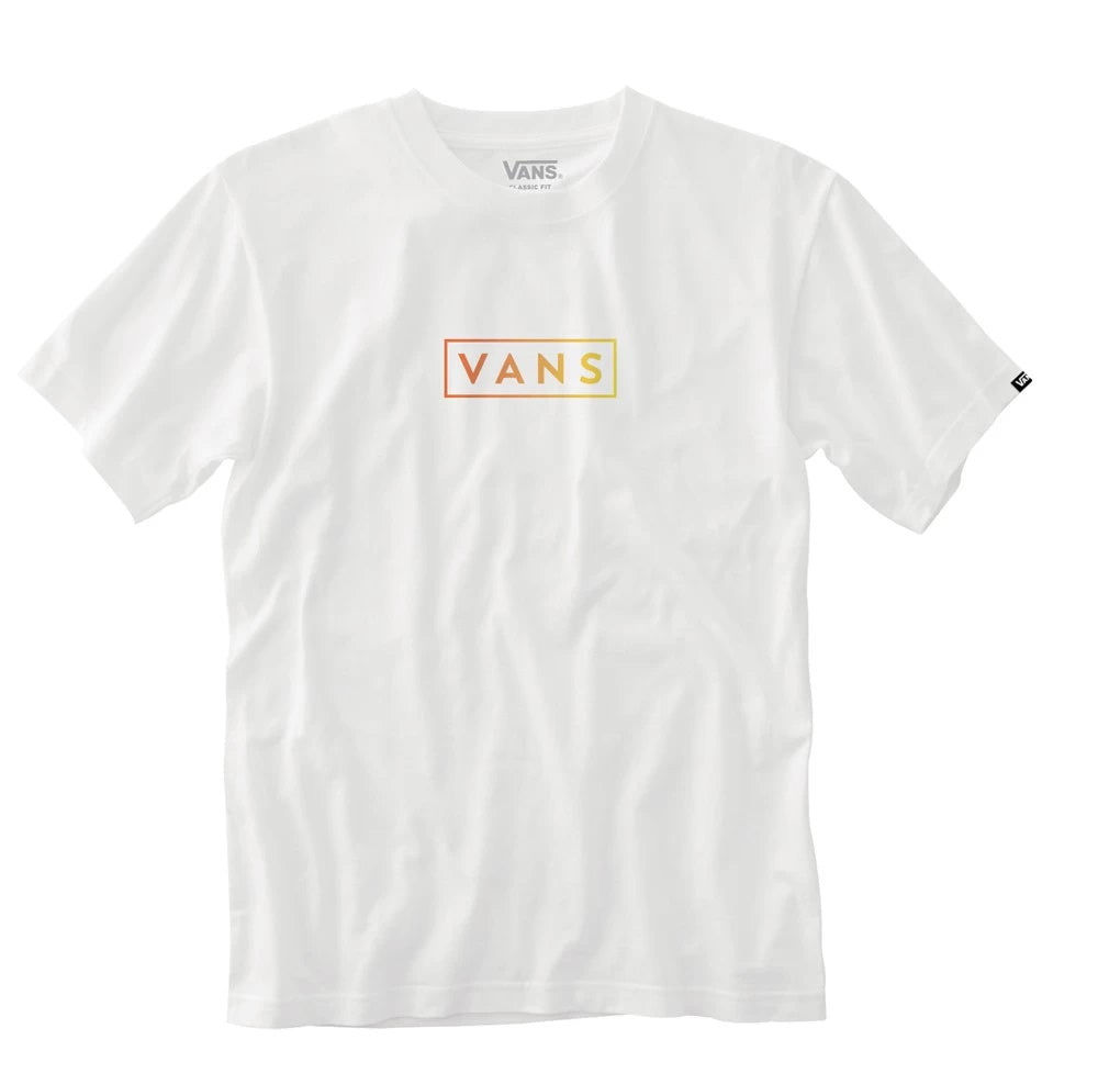 T-Shirt Vans Easy Box White-Buttercup