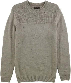 Tasso Elba Mens Duel-Textured Knit Pullover Sweater