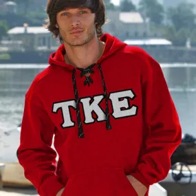 Tau Kappa Epsilon Hockey Lace Hoodie - J8830 - TWILL