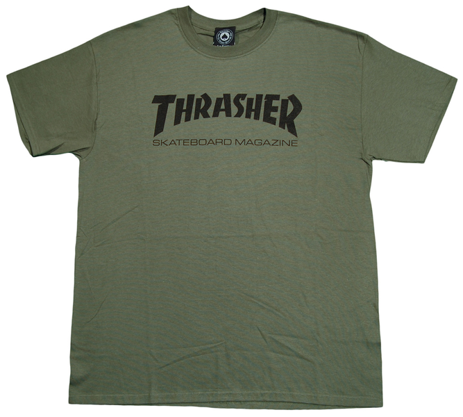 THRASHER T-SHIRT SKATE MAG SS  (4 couleurs)