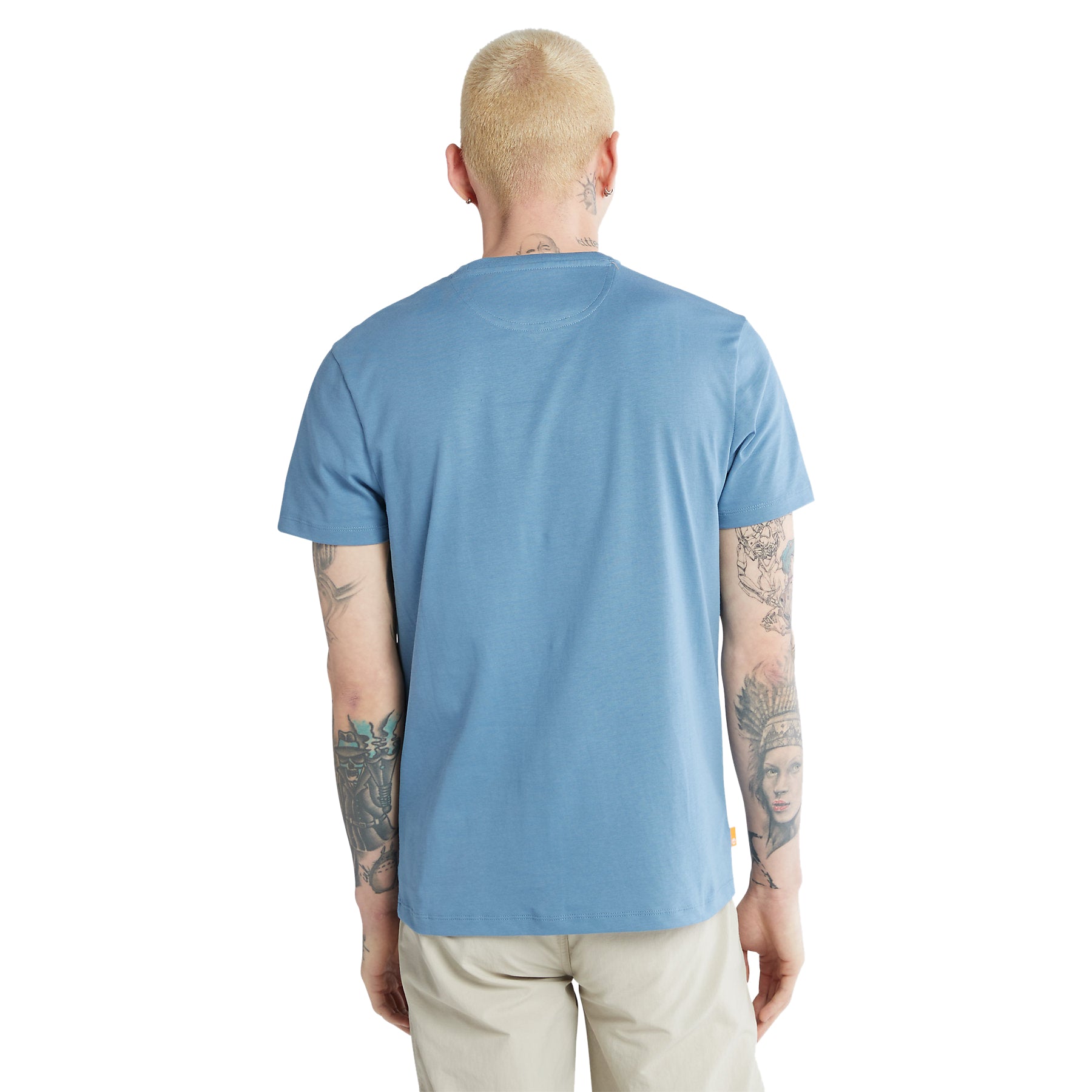 Timberland Mens Crew Neck T Shirt 'Dunstan River Jersey Crew' Slim Fit - Short Sleeved