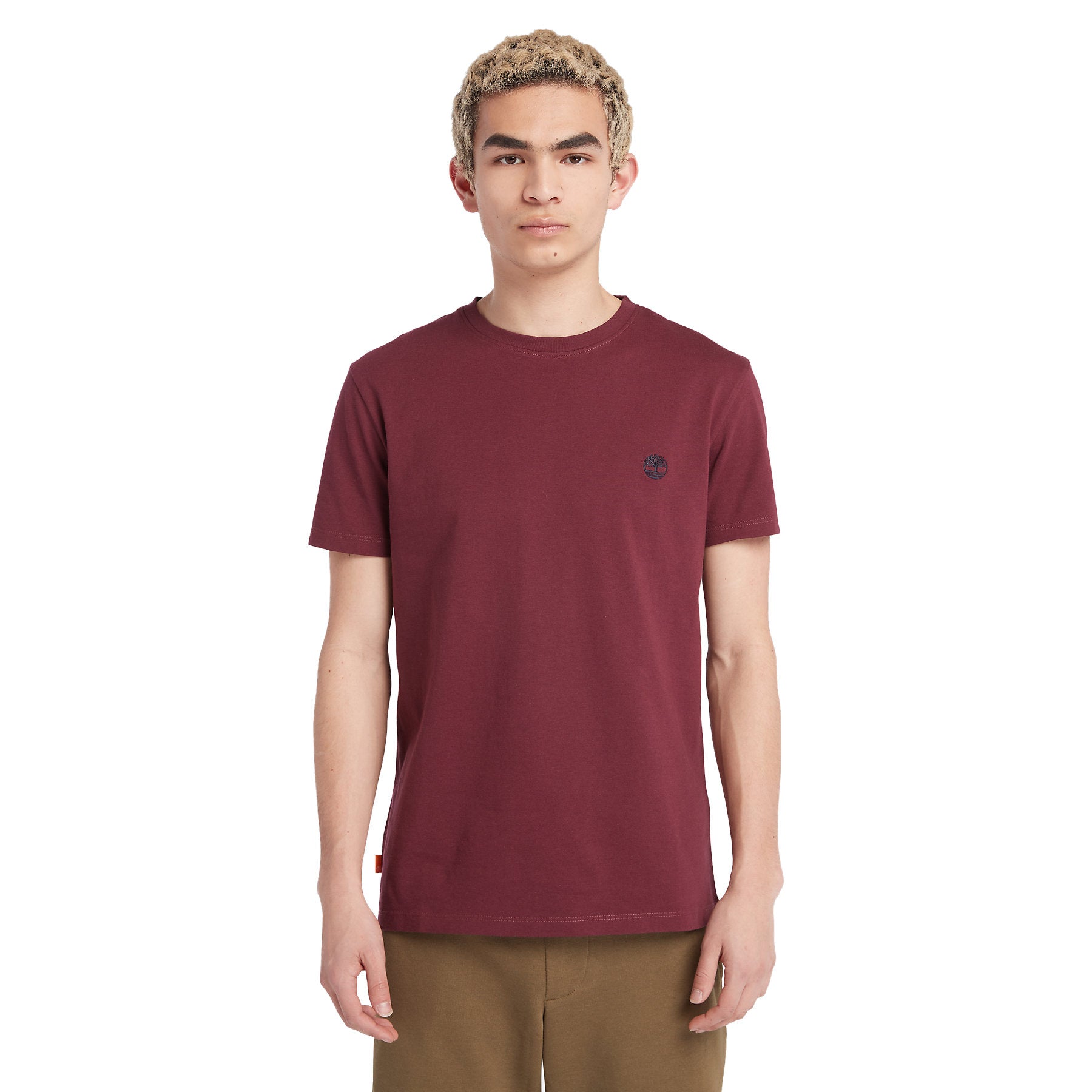 Timberland Mens Crew Neck T Shirt 'Dunstan River Jersey Crew' Slim Fit - Short Sleeved