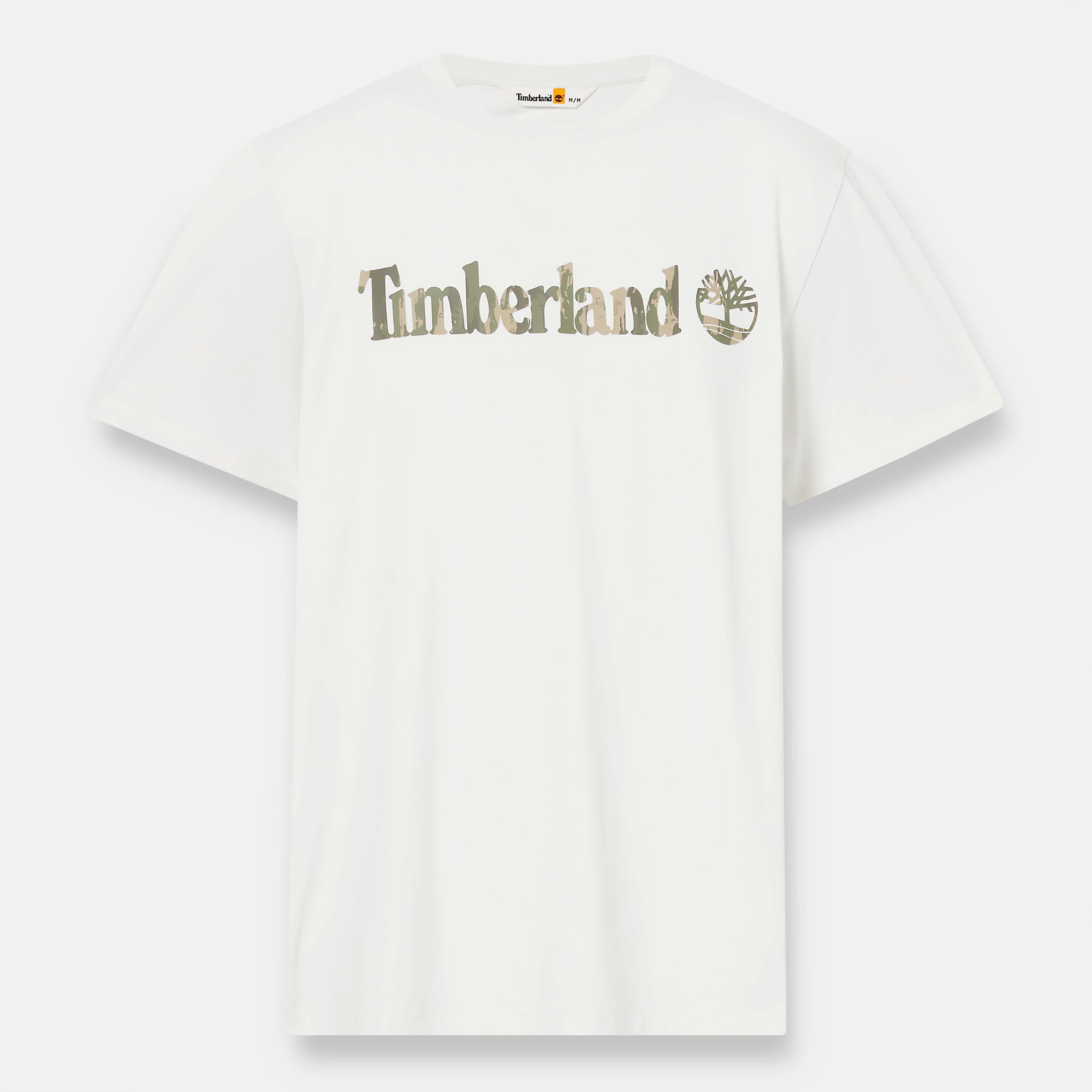 Timberland Mens 'Kennebec River' Camo Linear Logo T-Shirt