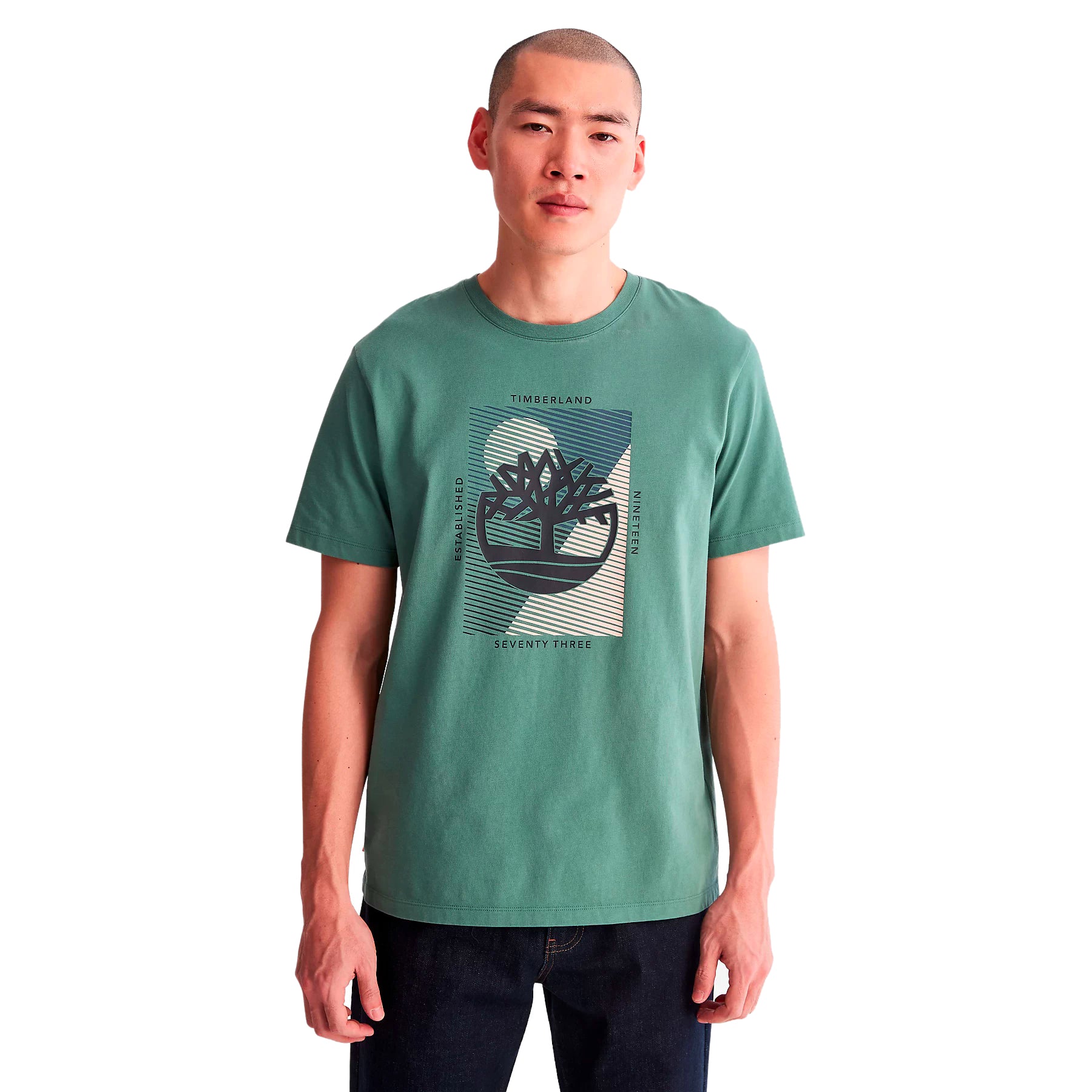 Timberland Mens Tree Logo T-Shirt - Short Sleeved