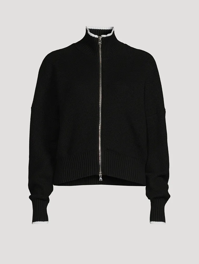 VARLEY Coleman Zip-Front Sweater